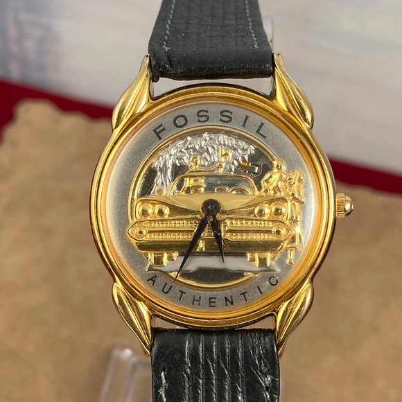 Vintage Fossil 1960 Ford Thunderbird 3D Watch